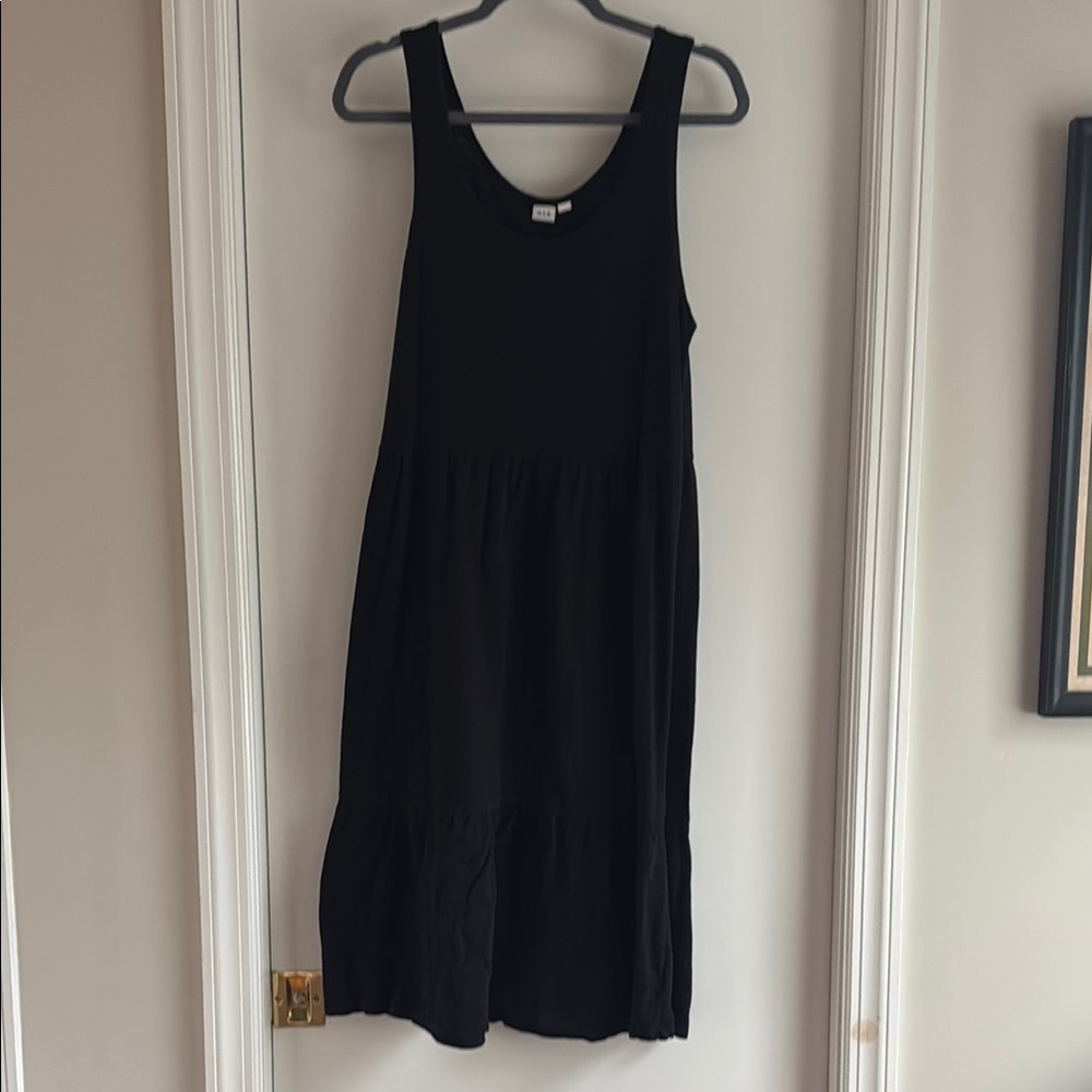 Gap cotton tiered tank Dress